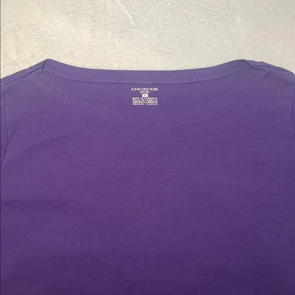 Jones New York Sport Purple Top - Picture 6 of 7